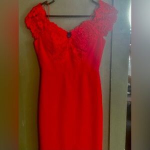Red Cocktail Dress-